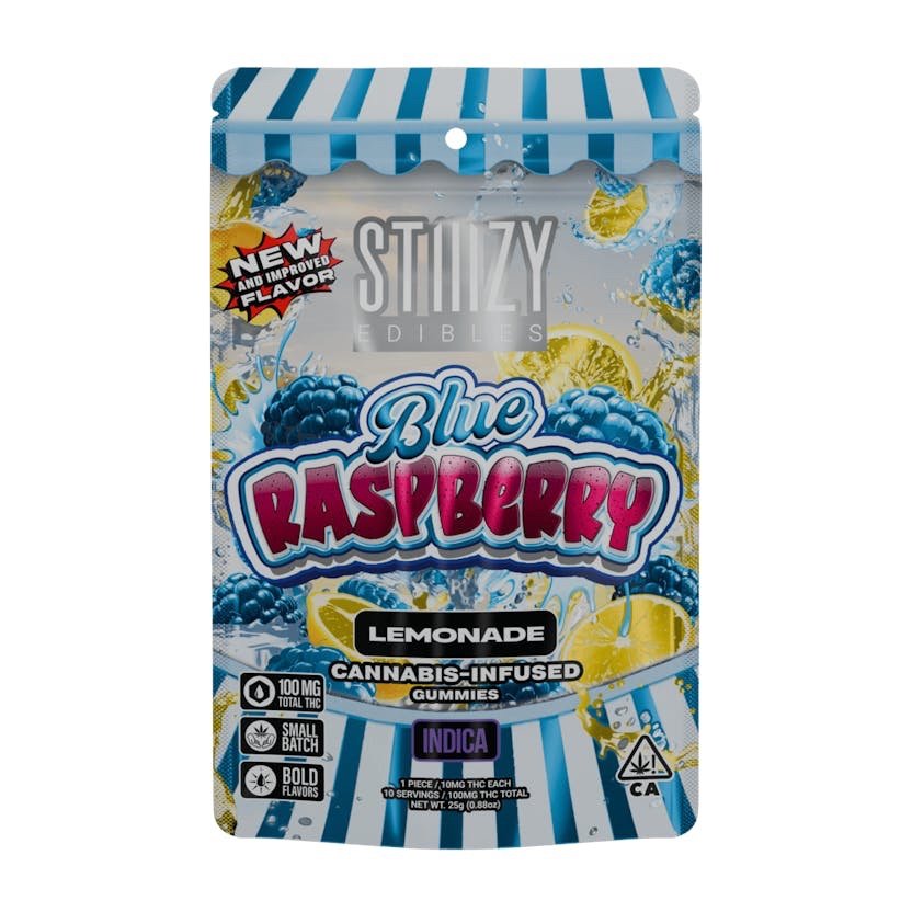 img_8495.jpeg STIIIZY
- BLUE RASPBERRY - 100MG LEMONADE EDIBLES | indica - Image 1