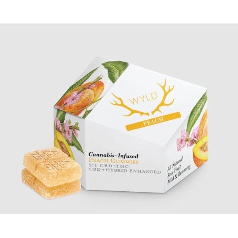 img_8501.jpeg WYLD
Peach 2:1 Gummies | Gummies | 10pk | 5mg/ea - Image 1
