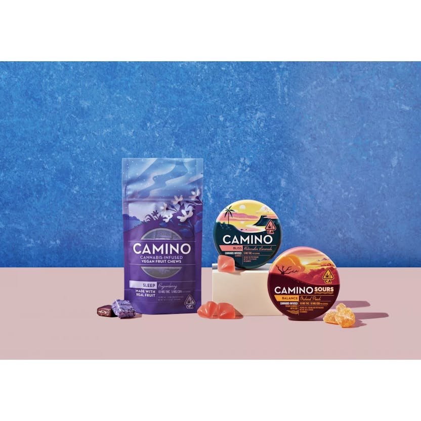 img_8512.jpeg Camino | Wild Cherry Gummies | THC:CBC:CBG 20:6:6 | 400mg | 20ct | 20mg/ea - Image 1