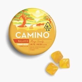 img_8513.jpeg Camino | Mango Gummies | THC:CBD 5:5 | 100mg | 20ct | 5mg/ea - Image 1