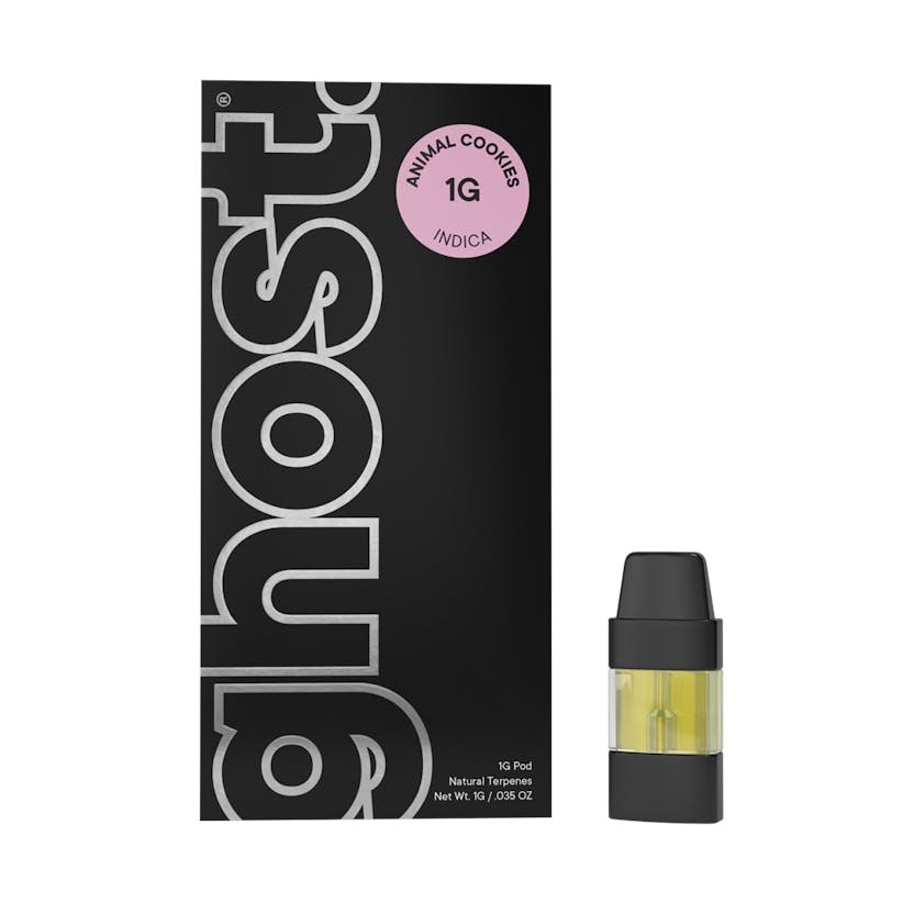 img_8518.jpeg ghost.
1g Animal Cookies Pod | Indica - Image 1