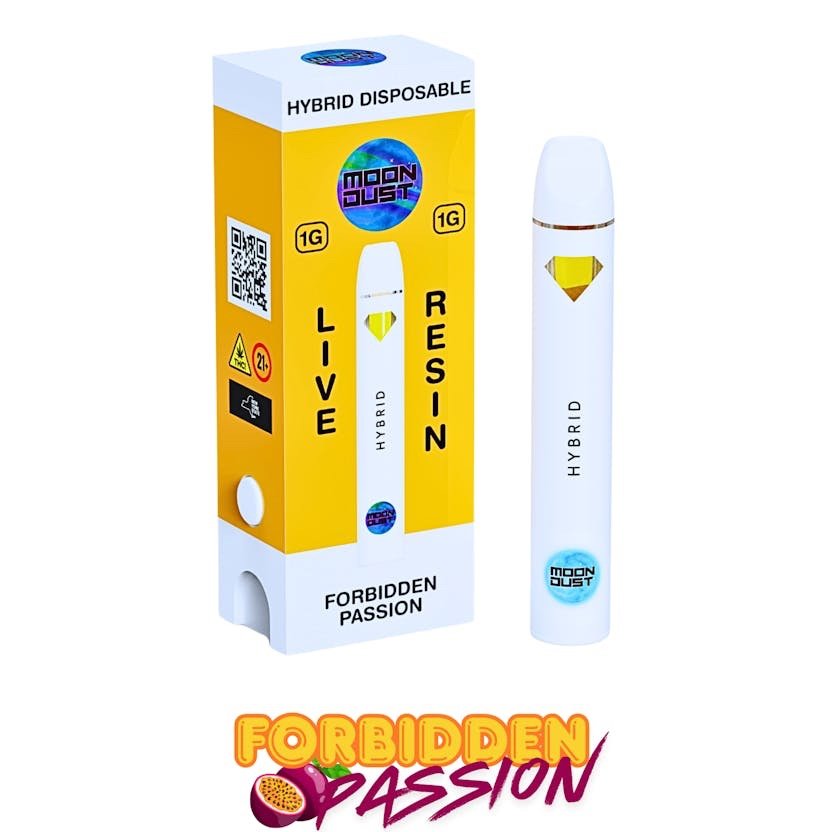 img_8565.jpeg MOON DUST - New York
1G LIVE RESIN DISPOSABLE - FORBIDDEN PASSION - HYBRID - Image 1