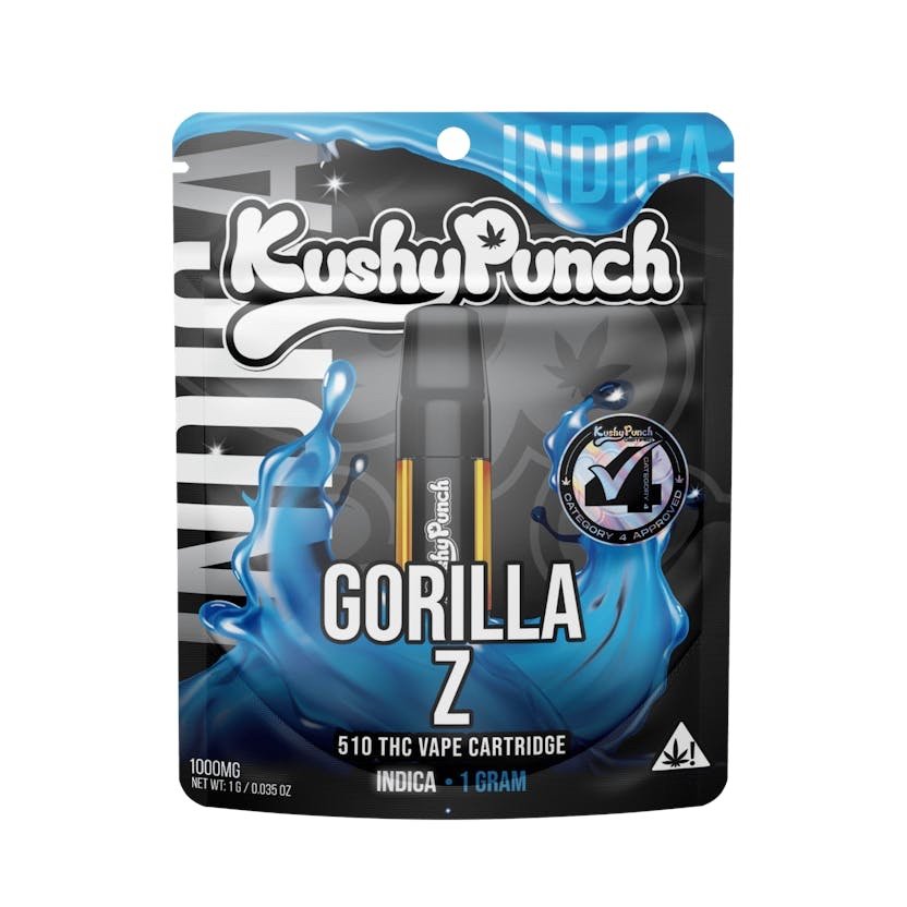img_8730.jpeg Kushy Punch
Gorilla Z | Cartridge | 1g| sativa - Image 1