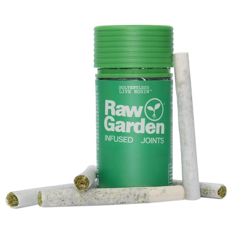 img_8782.jpeg Raw Garden
Hashburger Raw Garden Rosin Infused Joints (0.5g 5-Pack indica - Image 1