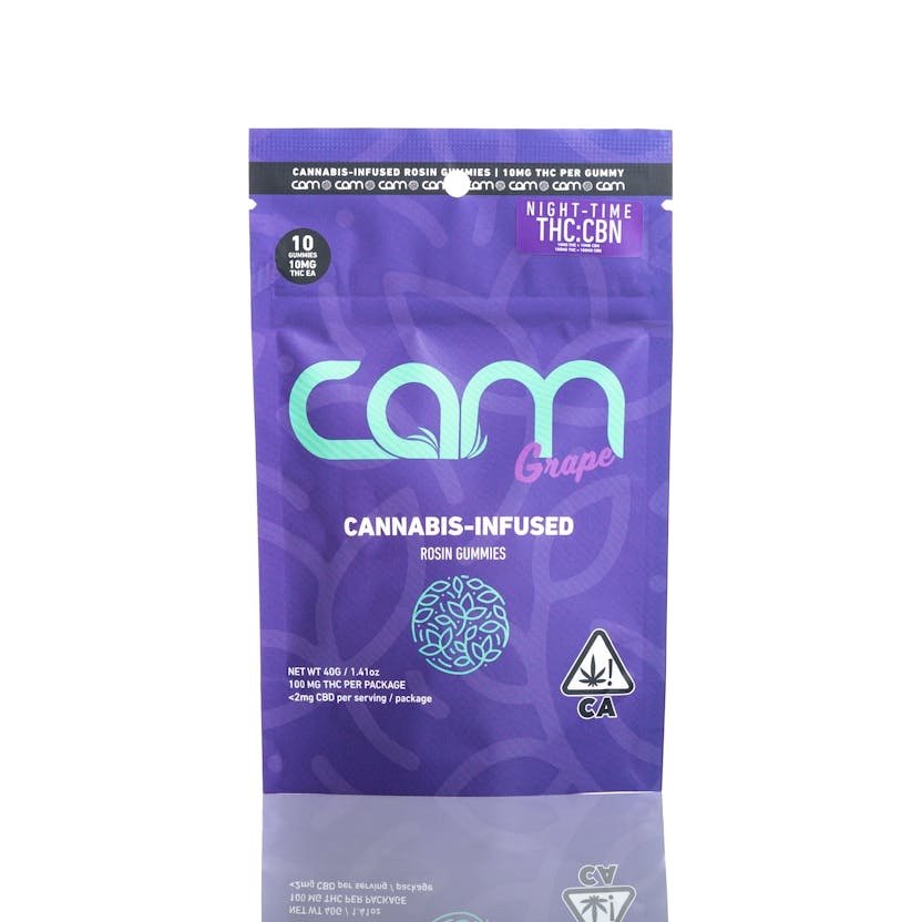 img_8792.jpeg CAM | Grape Gummies | 100mg | 10ct | 10mg/ea - Image 1