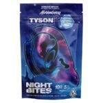 TYSON 2.0
Night Bites | Marionberry 2:1 Rosin Gummies | 100mg | 10ct | 10mg/ea