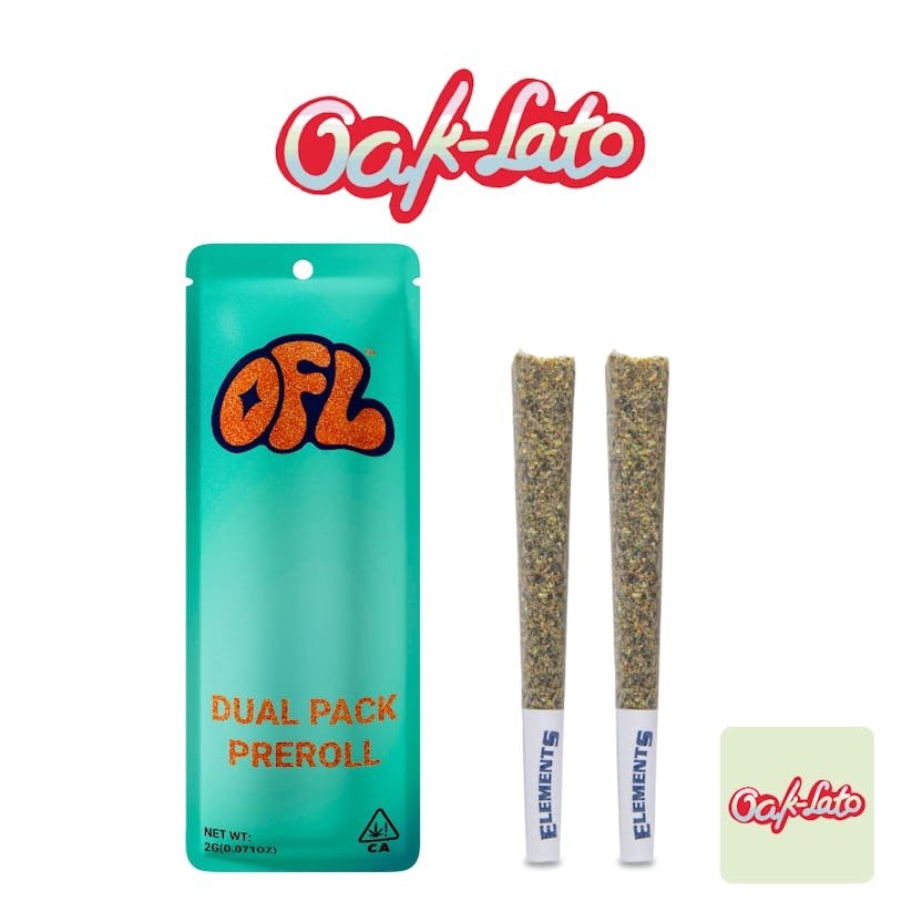 img_8831.jpeg Oakfruitland (OFL)
Oak-Lato Pre Roll 2g - Dual Pack Series hybrid - Image 1
