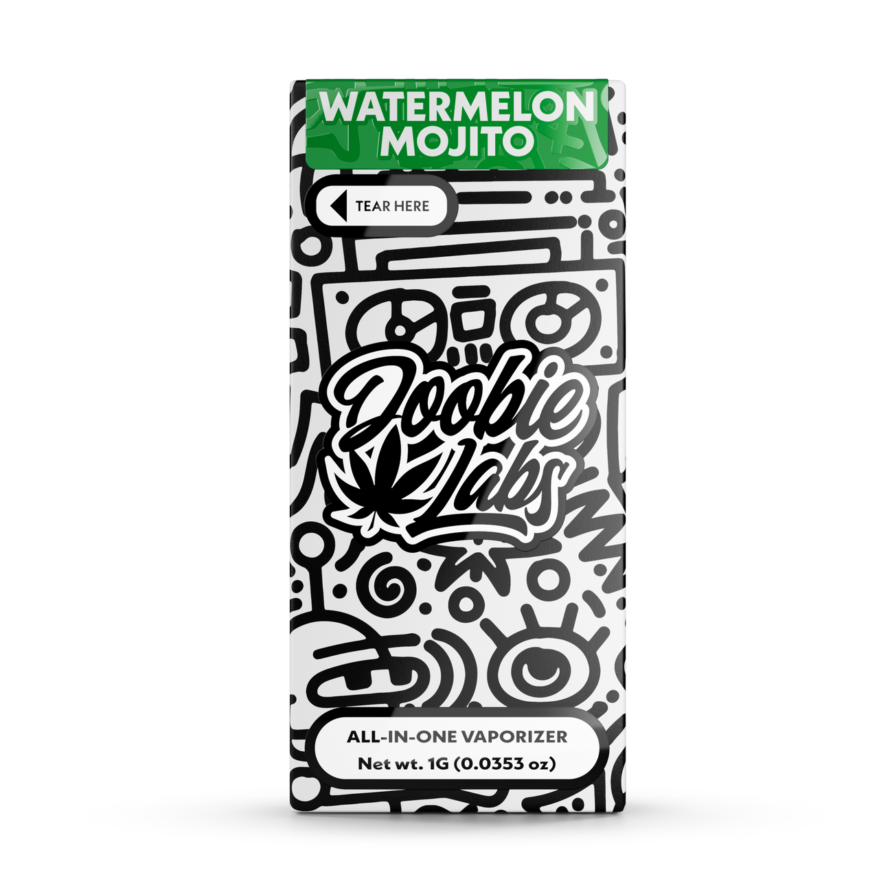 img_8967.png Doobie Labs WATERMELON MOJITO all in one vape 1g | Sativa - Image 1