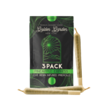 Golden Garden PINEAPPLE EXPRESS 3-PACK LIVE RESIN INFUSED PRE-ROLL| Hybrid