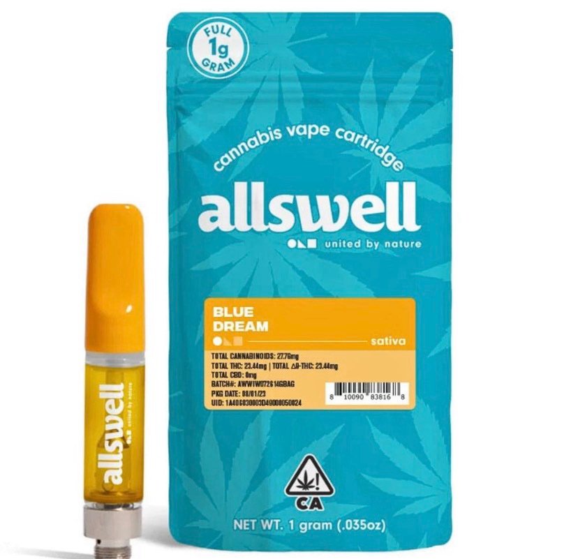 screenshot-6 Allswell Cannabis Vape Cartridges – 1g | Blue Dream - Image 1